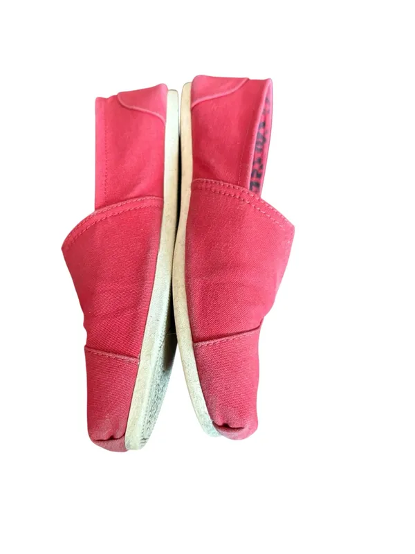 Skechers Women's Slip-On Canvas Flats - Red Bobs - Image 3