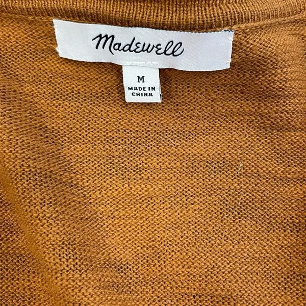 Madewell Summer Ryder Cardigan Size M (runs big) Golden Pecan - Image 6