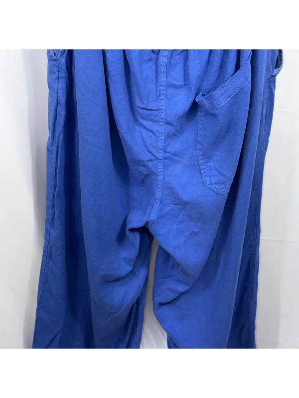 Universal Threads Blue Sleeveless Wide Leg Jumpsuit Women’s XL Cutout Back - Image 8