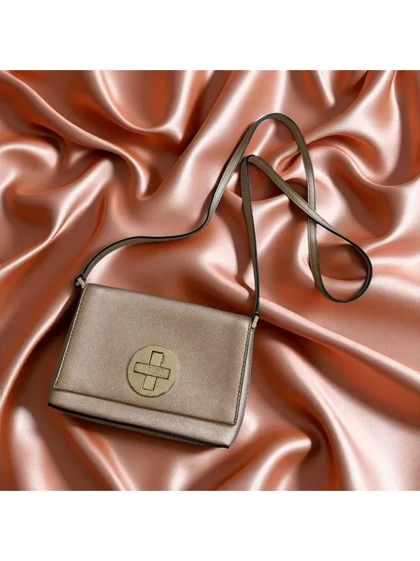 KATE SPADE Rose Gold Saffiano Leather Crossbody Bag - Image 2