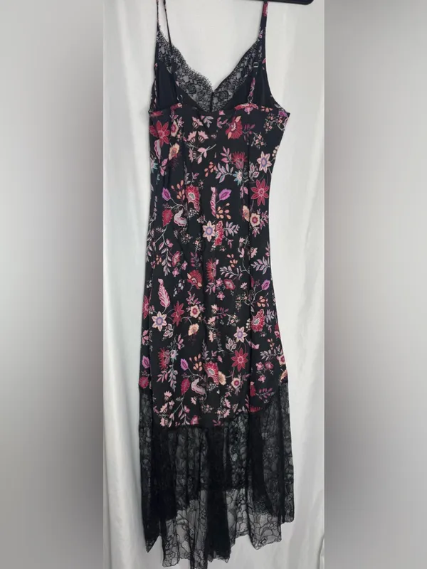 Y2K Lace Floral Maxi Dress Dark Romance Small WhimsyGoth Fairy Grunge NWOT - Image 7