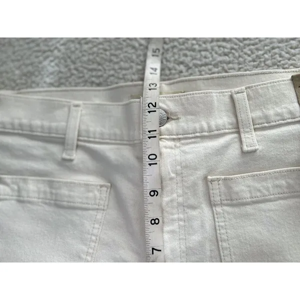 Madewell The Perfect Vintage Wide-Leg Jean w/Patch Pockets Vintage Canvas Sz 32 - Image 14