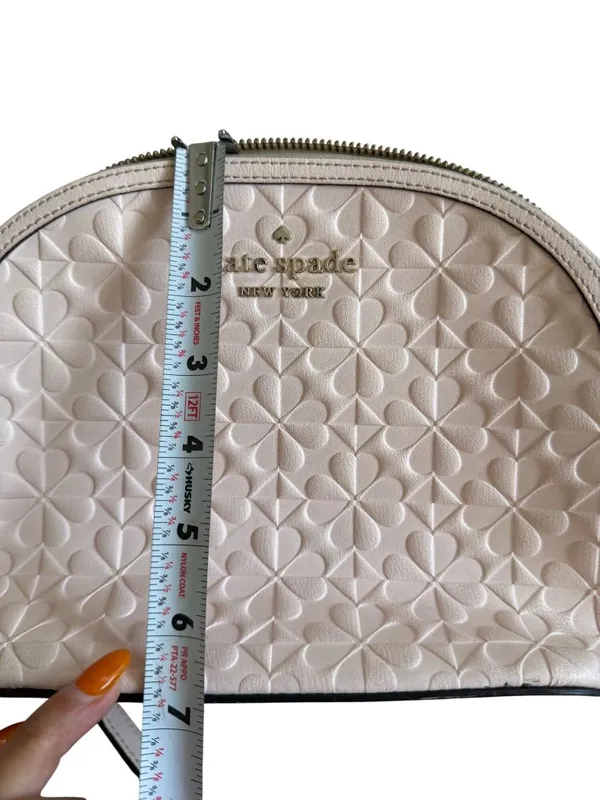 KATE SPADE Light Pink Floral Saffiano Leather Crossbody Bag - Image 3