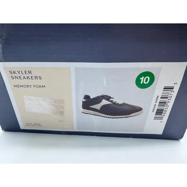 Universal Thread Women's 10 Brown Skyler Sneakers Ribbon Laces Memory‎ Foam - Image 7