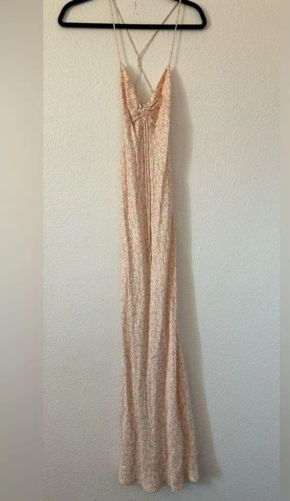 Zara floral print slip dress Sz small - Image 5