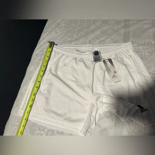 Adidas Women's Athletic White Shorts - Image 11