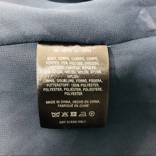 Floreat short sleeve blue crinkle velvet shift drs - Image 11