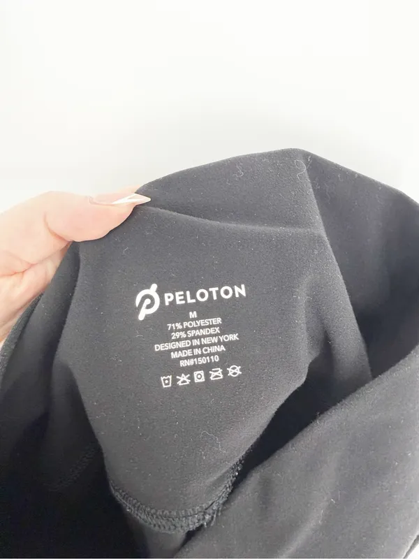 Peloton High‎ Rise Leggings Women's M Black Activewear - Image 5