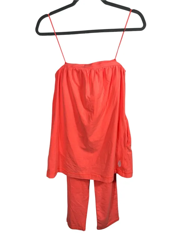 Free People‎ Hot Shot Tube Onesie Neon Coral Size Small Strapless SOLD OUT - Image 3