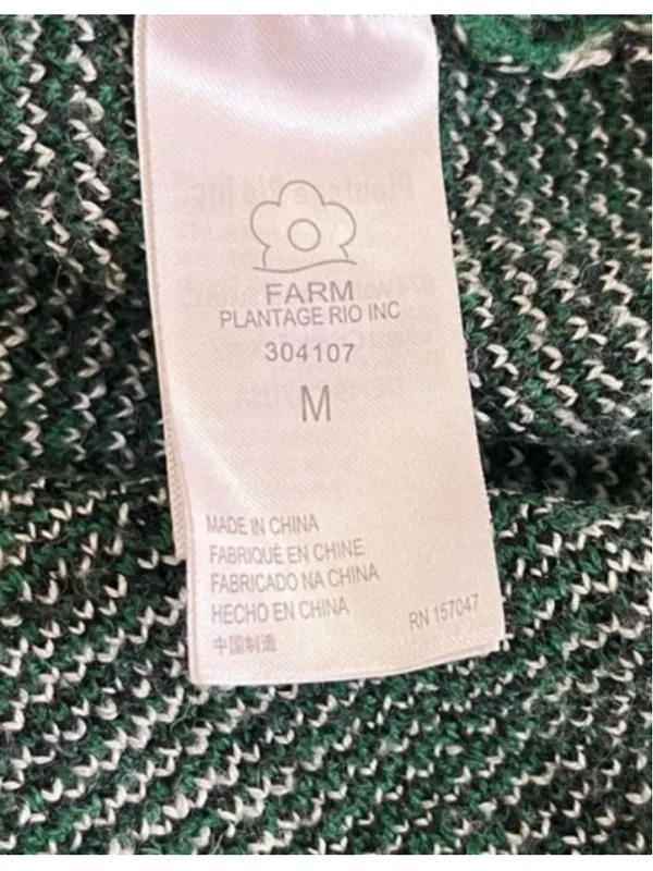 FARM Rio Mystic Scarf Sweater Dress Women’s Size M - Image 4