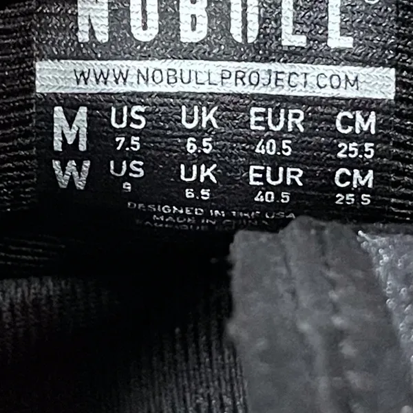 NoBull Unisex Shoes Workout Gym Training Athletic Men's 7.5/Women's 9 Black - Image 5