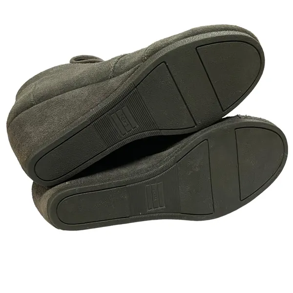 Toms Suede Desert Wedge Bootie Dark Gray Size 6.5‎ - Image 8