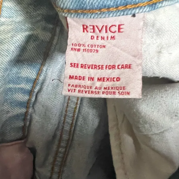 REVICE Sky Blue‎ Relaxed Light Washed Jeans size 29 - Image 6