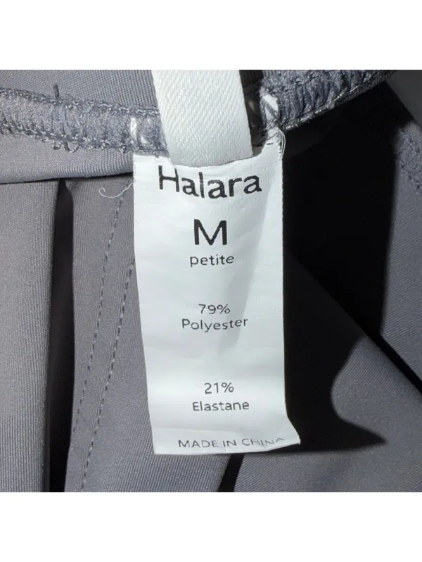 Halara Petite M Gray High Waist Wide Leg Pants - Image 8