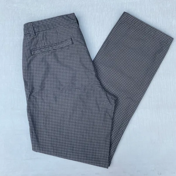 Nike Golf Dri Fit Black Checkered Pants - Image 6