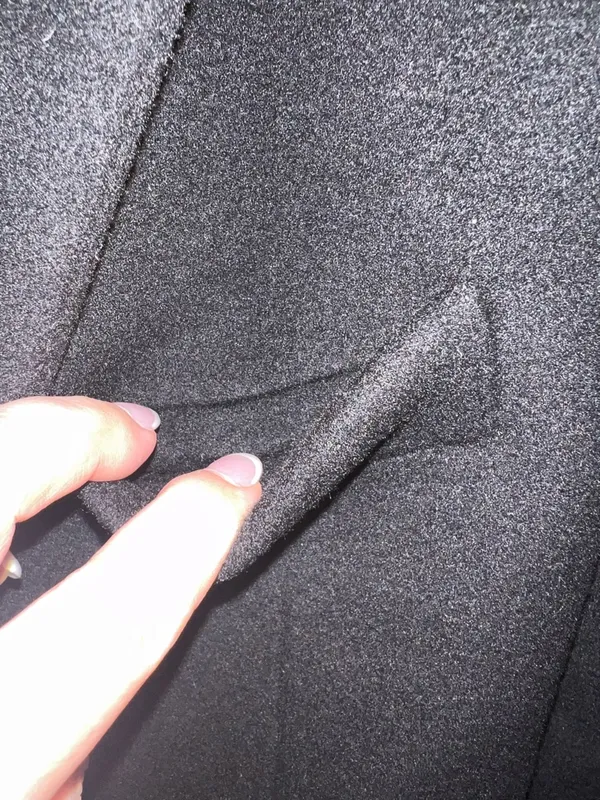 Quince Wool Cashmere Overcoat Black M NWT‎ Tailored Minimalist Coat - Image 8