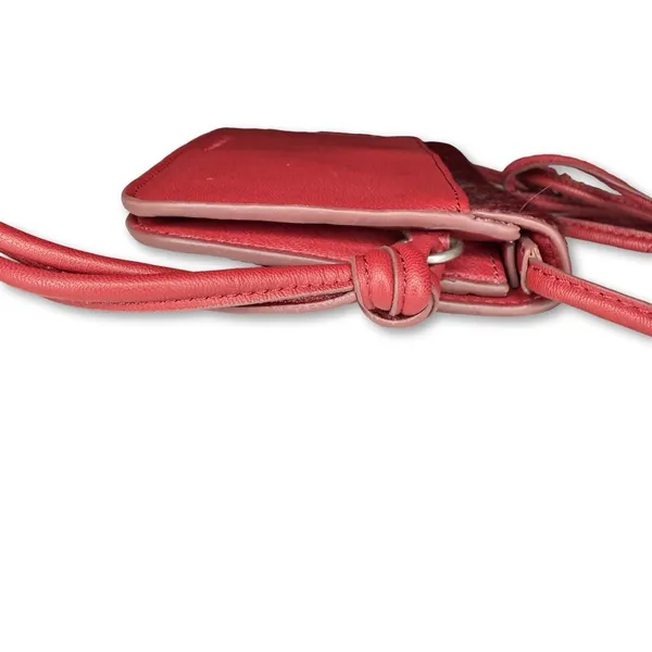 NWOT‎ Lucky Brand Burgundy Calf Hair Leather Crossbody Bag Sleek Thin Profile - Image 6