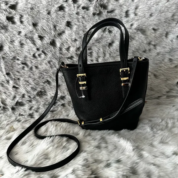 904. MICHAEL KORS mini tote bucket bag black. - Image 9