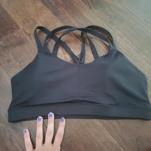 Black Champion sport bra size XL no tags - Image 2