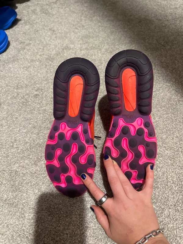 Nike Air Max 270 React Mystic Red Pink Blast Women’s 7 - Image 8