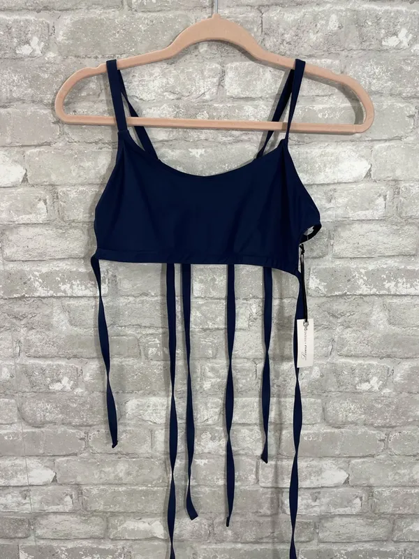 Lovers + Friends Navy Lindsay Bikini Top - Image 2