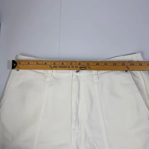 NWT Madewell Wide Sweep Trouser Denim Jeans Cream Size 27 Wide Leg Spring Summer - Image 8
