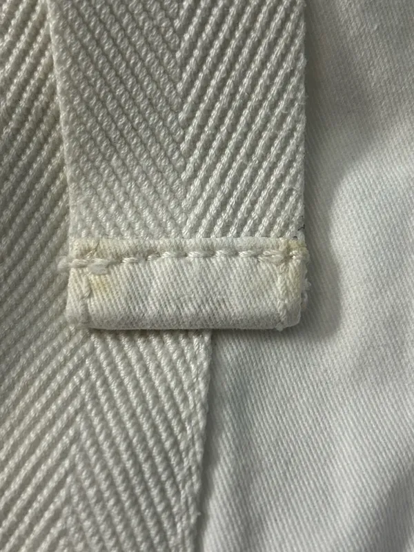 Aeropostale White Canvas Tote Bag with Strap Accents - Image 9