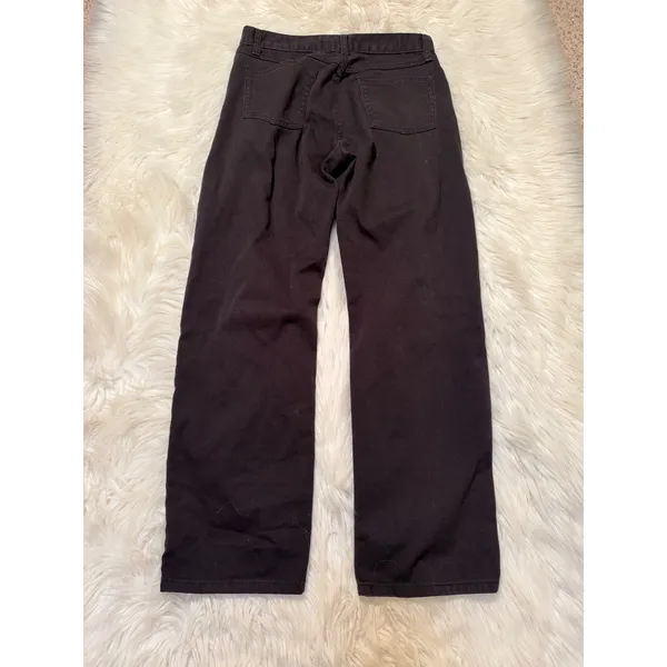 John Galt Womens Size Small Straight Leg Jeans Black Mid-Rise Cotton Blend RU003 - Image 4