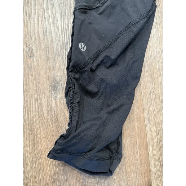 LULULEMON Capri Women's Activewear Leggings Black Size‎ 6 - Image 4
