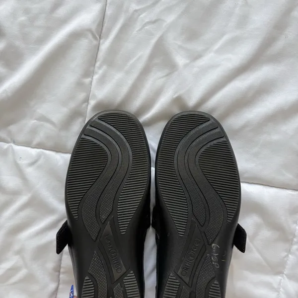Orthofeet‎ Quincy Slip On Shoes Sneakers Womens 8 Black Comfy Workwear - Image 9