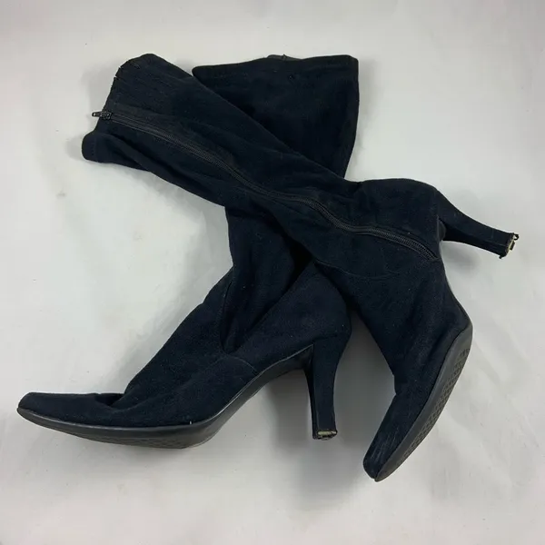 Aerosoles 11M Black mid calf zip up point boots - Image 2