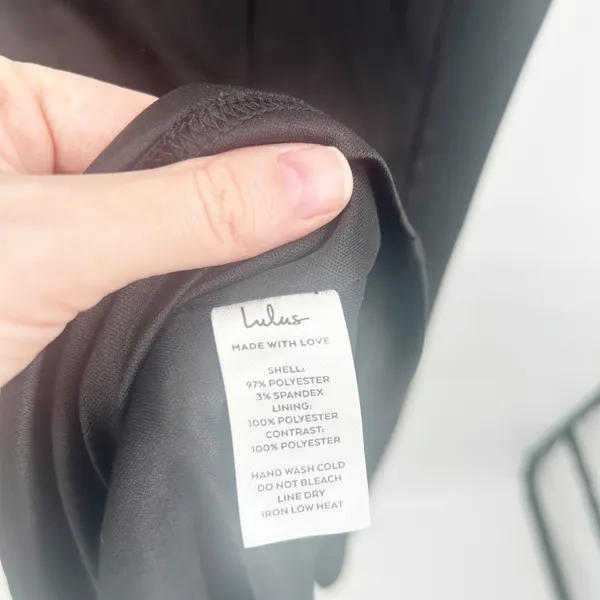 NWT Lulus Womens Brilliantly Bold Strapless Mermaid Maxi Prom Dress Size S Black - Image 7