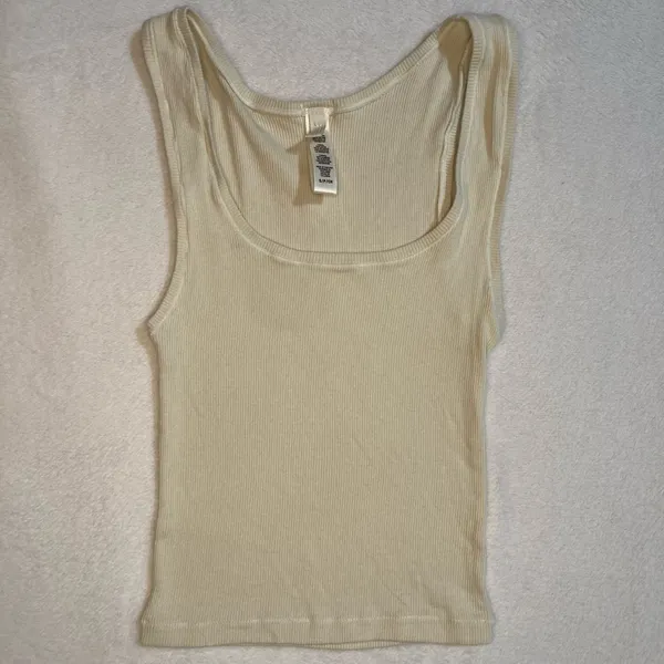 SKIMS Cotton Rib Tank Top S - Image 2