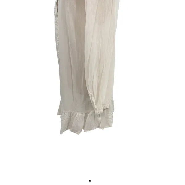 Eberjey Summer of Love Elba‎ Cover Up Dress White Crochet Tunic Size Large - Image 8