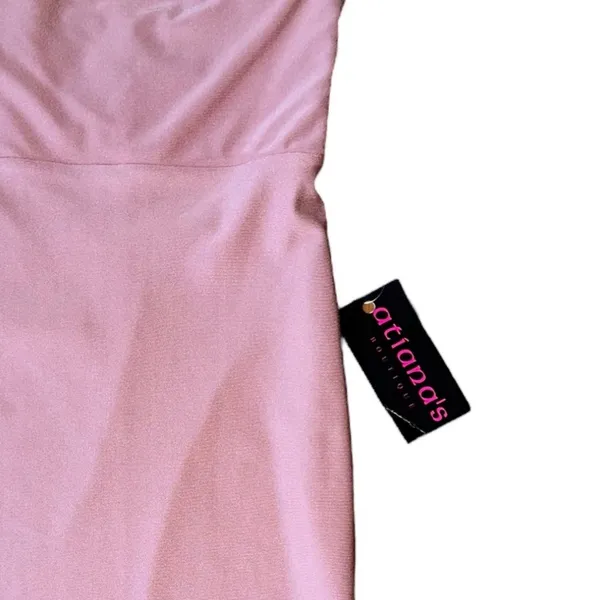 Rose Gold Blush Pink Formal Dress - Image 4