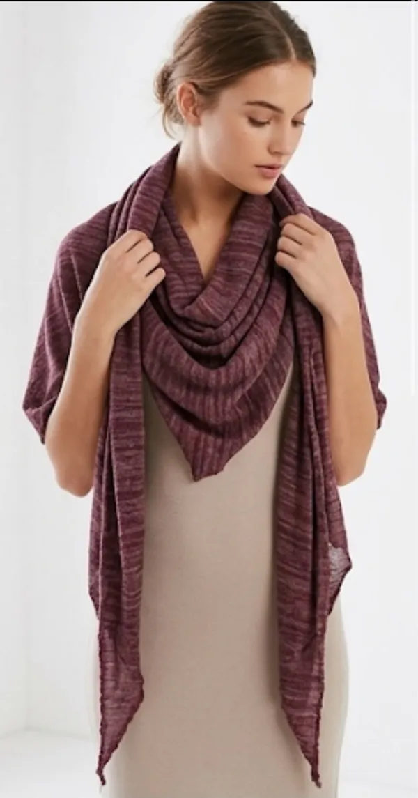 Free People 100% Cotton Oversized Scarf / Shawl 💜 - Image 2