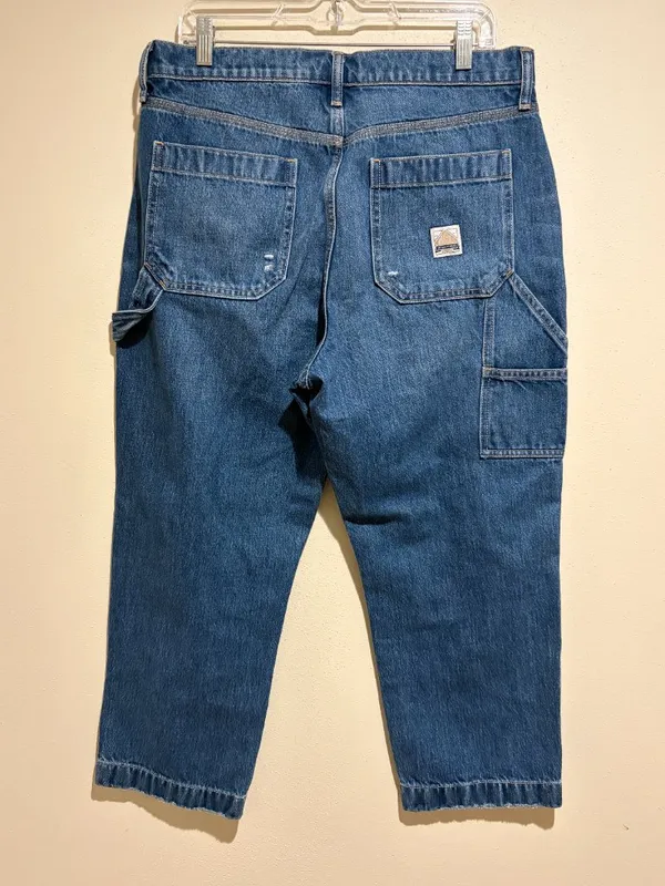 Gap Work Force High Rise Carpenter Jeans Medium Indigo - Image 7