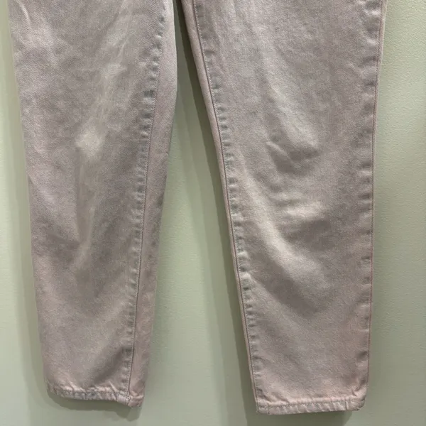 Madewell The Momjean Overdyed Edition‎ Pale Lilac High Rise Jeans AJ216 Size 25 - Image 5
