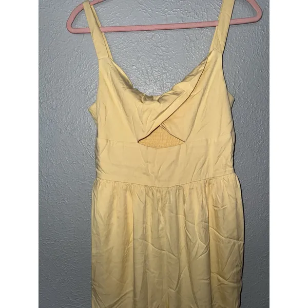 NWT The Drop Women's Impala Jumpsuit‎ Medium Yellow - Image 2