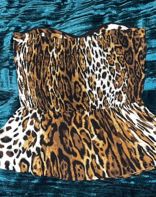 Wet Seal Printed Bra Style Top - Image 2