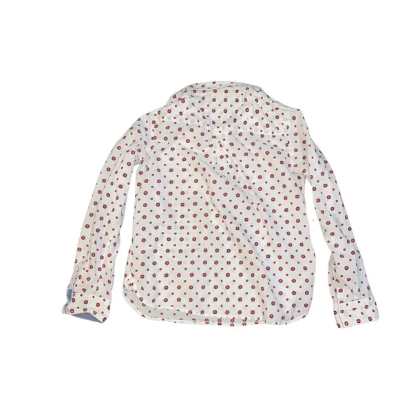 Tommy Hilfiger Long Sleeve 1/4 logo zip floral preppy academia size small Casual - Image 2