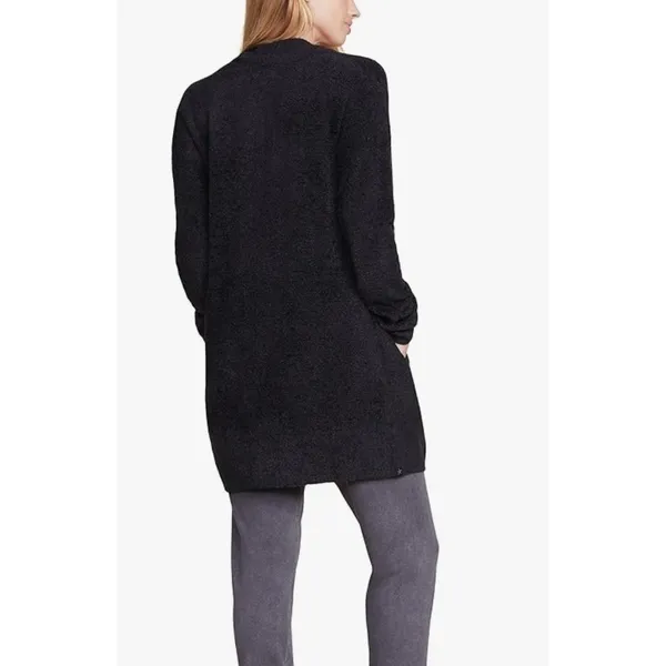 Barefoot Dreams Chic Lite Cardigan‎ Womens L/XL Black Cozy Preppy Comfort Luxury - Image 2