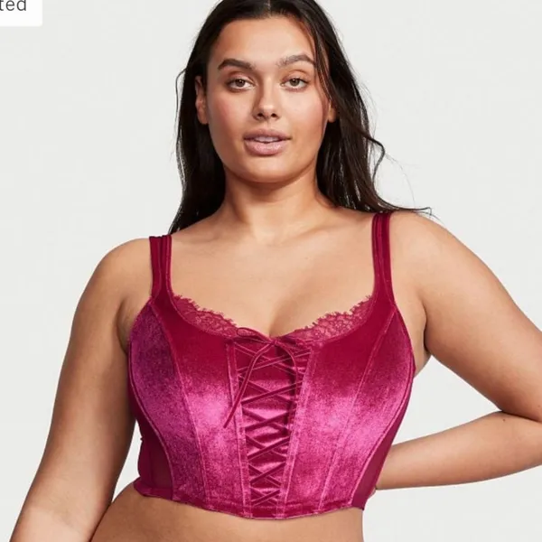 Victoria's Secret Unlined Lace-Up Corset Top - Image 3