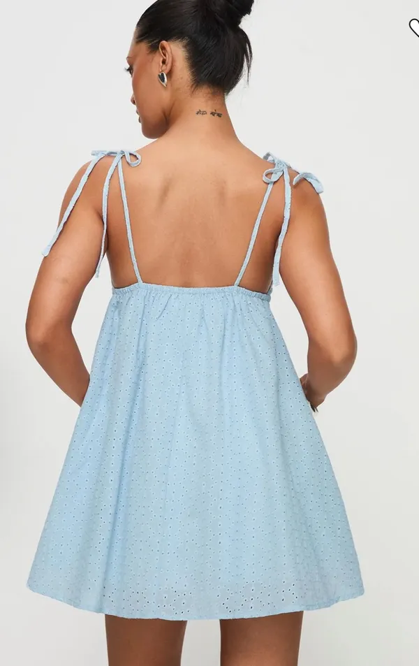 Princess Polly Eyelet Dress - Image 3