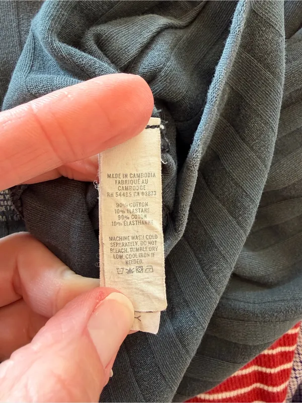 OFFLINE by Aerie OG Original Ribbed High Rise Bike Shorts Gray Medium - Image 4