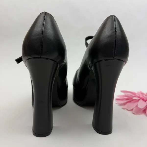 Demonia Dolly-50 Mary Jane Platform Heels Black Vegan Leather Goth Grunge Punk - Image 7