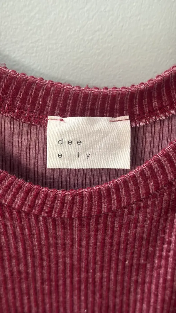 Dee Elly Midi Red Dress - Image 2
