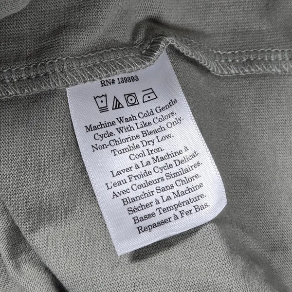 EVERLANE Organic Cotton‎ Polo T Shirt Dress Short Sleeve White Collar Fog XS - Image 6