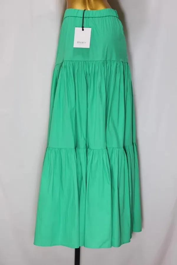 RUNAWAY THE LABEL - Green Ayla Maxi Skirt - Image 7