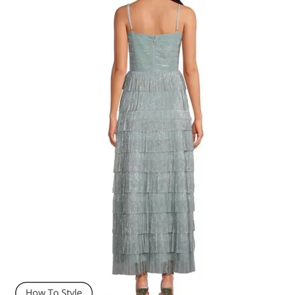 Gianni Bini Dress Light Blue - Image 3